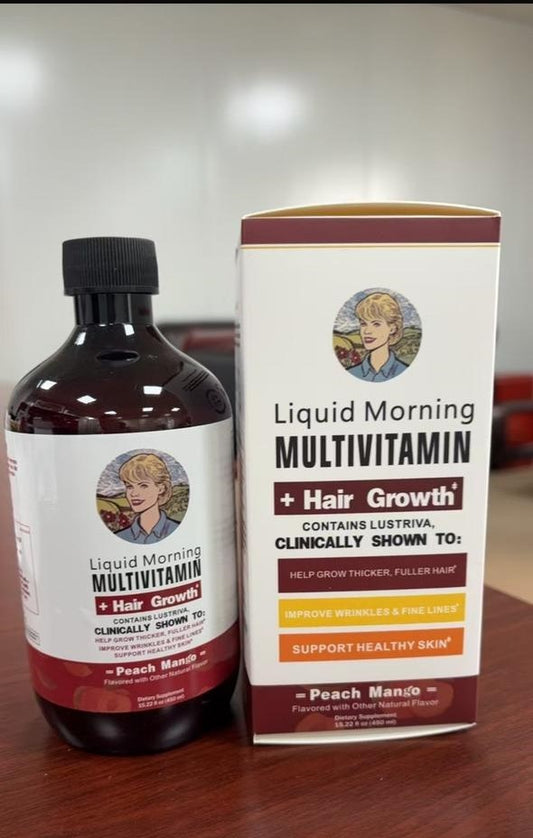 "شراب ماري روث متعدد الفيتامينات بنكهة المانجو والخوخ"